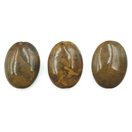 Piedra Natural 15x20mm Oval Muddy Stone