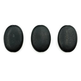 Piedra Natural 13x18mm Oval Black Stone
