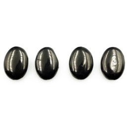 Piedra Natural 10x14mm Oval Black