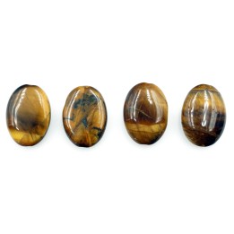 Piedra Natural 14x10mm Oval Ojo de Tigre