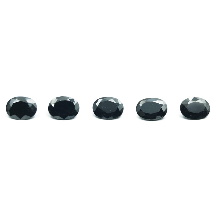 Zirconia de 9x7mm Forma oval Empaque de 100pz