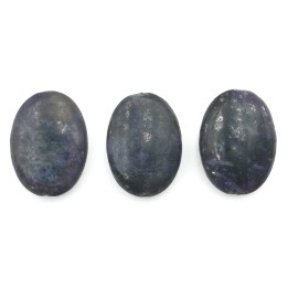 Piedra Natural 13x18mm Oval Dark Amatista