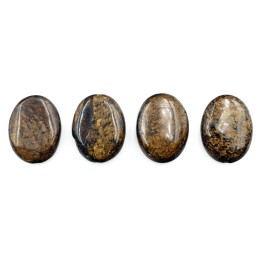 Piedra Natural 12x16mm Oval Broncite