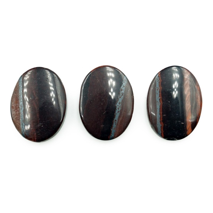 Piedra Natural 13x18mm Oval Ojo de Tigre Red