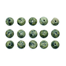 Piedra Natural 6x4mm Rondel Piel de Serpiente