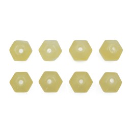 Piedra Natural 7x6mm Rondel Miel Jade