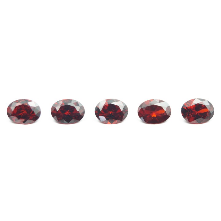 Zirconia de 14x12mm Forma oval Empaque de 50pz