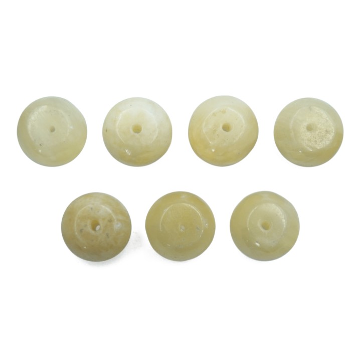 Piedra Natural 10x8mm Bola Semi Aragonite