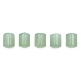 Piedra Natural 10x8mm Cilindro New Jade