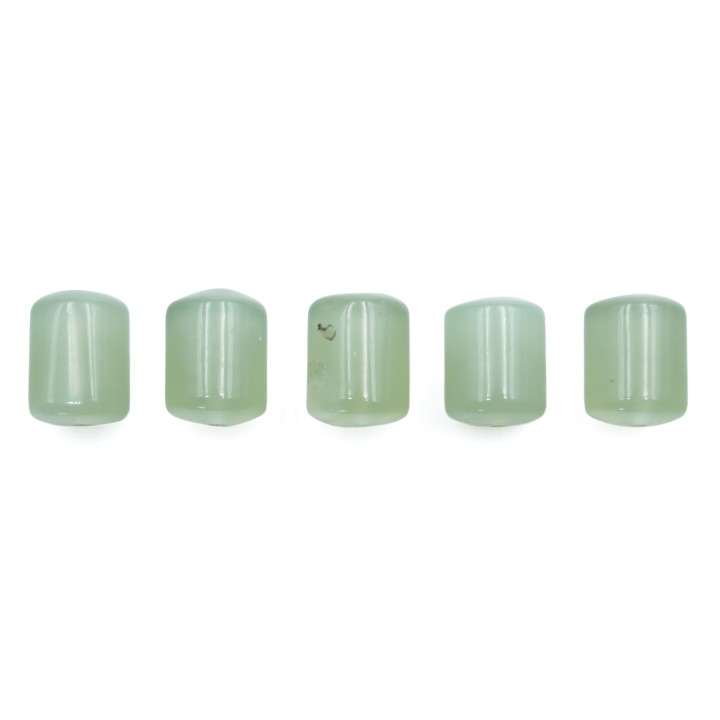 Piedra Natural 10x8mm Cilindro New Jade