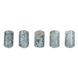 Piedra Natural 6x12mm Cilindro Moss Quartz