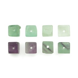 Piedra Natural 6mm Cubo Flourite