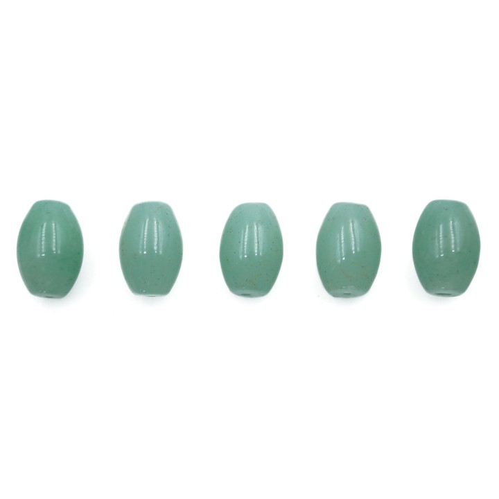 Piedra Natural 11x8mm Ovoide Liso Green Aventurine