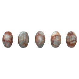 Piedra Natural 8x12mm Ovoide Liso Red Picaso Jasper