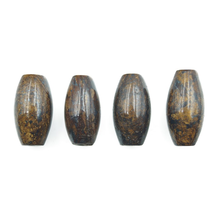 Piedra Natural 8x16mm Ovoide Liso Broncite