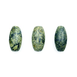 Piedra Natural 8x16mm Ovoide Liso Piel de Serpiente