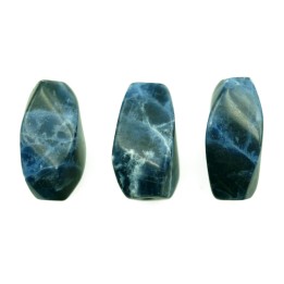 Piedra Natural 9x18mm Ovoide Twister Sodalite