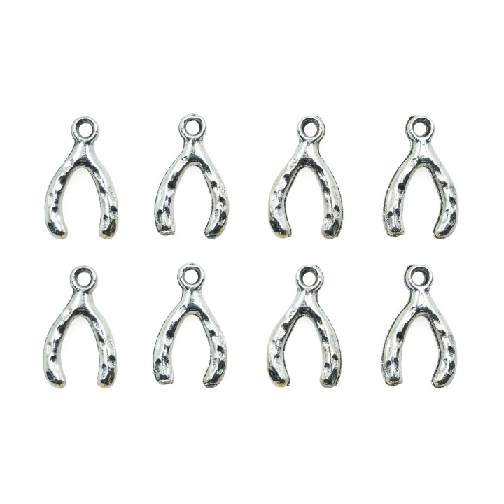 Herradura suerte con argolla 15x9mm de pewter para collar pulsera y aretes