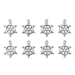 Timon con argolla 21x16mm de pewter para collar pulsera y aretes