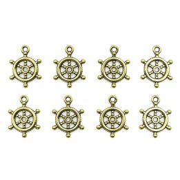 Timon con argolla 21x16mm de pewter para collar pulsera y aretes
