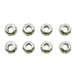 Dona grabada con argolla 9x7mm de pewter para collar y pulsera
