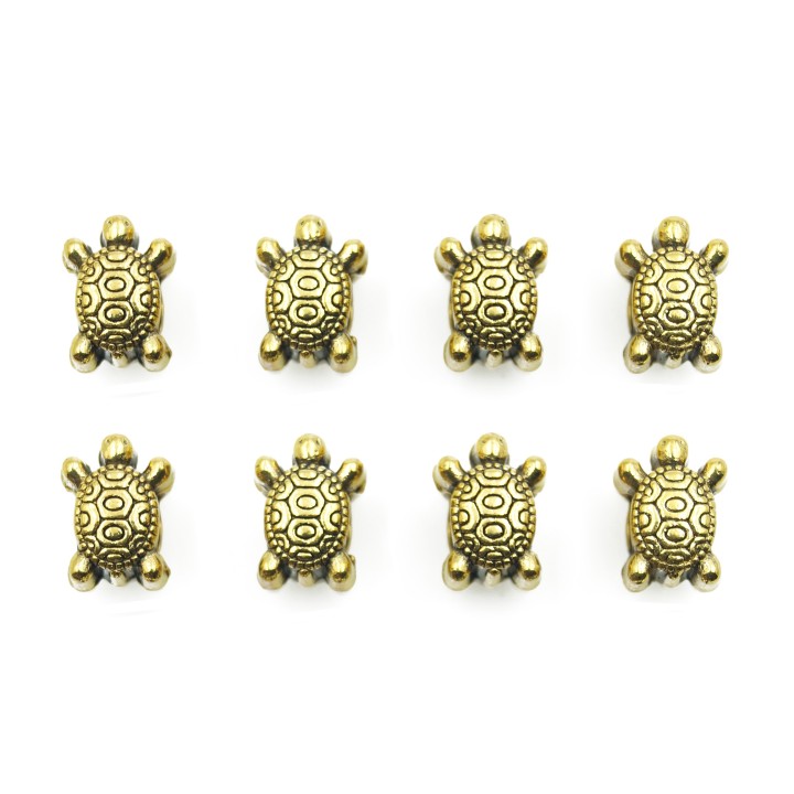 Tortuga 13x10mm de pewter para collar y pulsera
