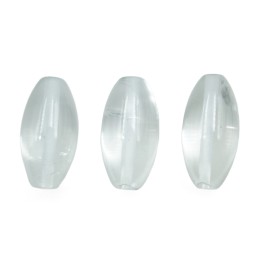 Piedra Natural 10x19mm Ovoide Liso Cristal
