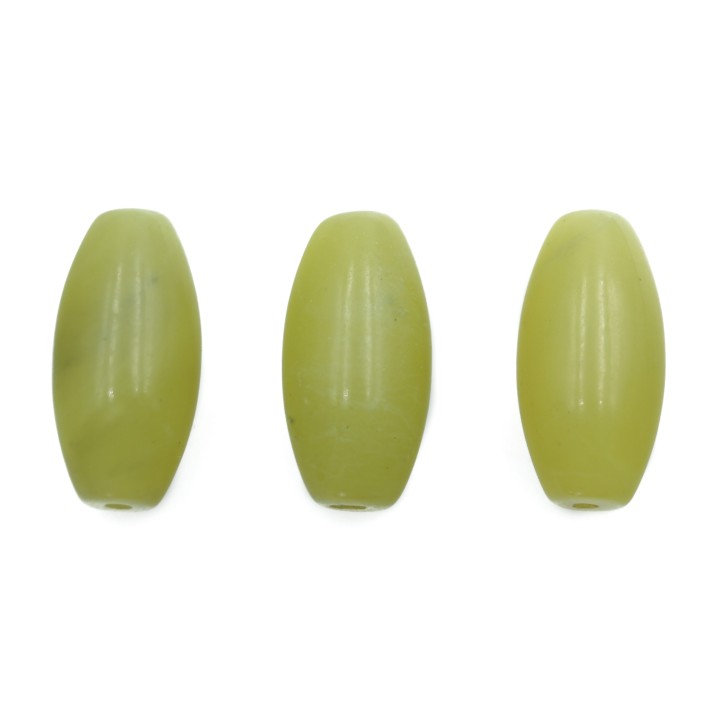 Piedra Natural 20x10mm Ovoide Liso Lemon Agate