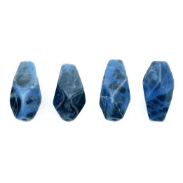 Piedra Natural 16x7mm Ovoide Twister Facetado Sodalite
