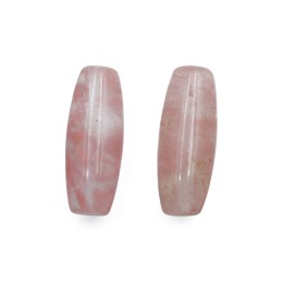 Piedra Natural 30x10mm Ovoide Liso Cherry