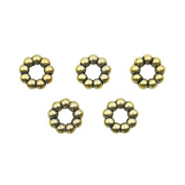 Argolla 12mm de plastico para collar y pulsera