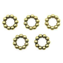 Argolla 16mm de plastico para collar y pulsera