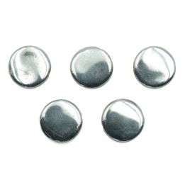 Luneta curva 16mm de plastico para collar pulsera y aretes