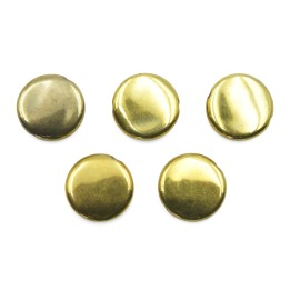 Luneta curva 16mm de plastico para collar pulsera y aretes