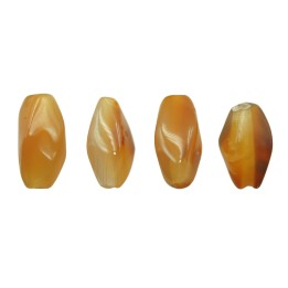 Piedra Natural 14x8mm Ovoide Twister 4 Caras Cornelia