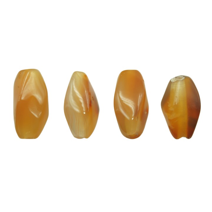 Piedra Natural 14x8mm Ovoide Twister 4 Caras Cornelia