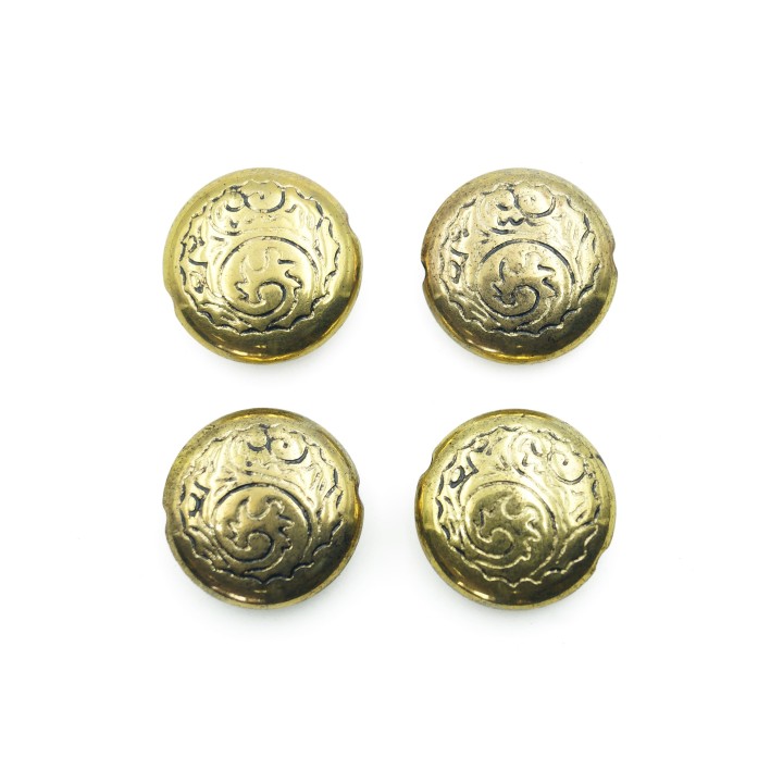 Luneta grabada 19x7mm de plastico para collar pulsera y aretes