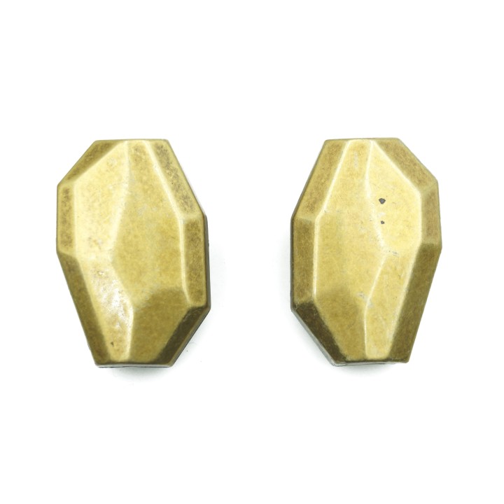 Deforme facetado 31x21mm de plastico para collar pulsera y aretes