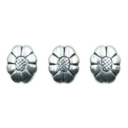 Flor 19x24mm de plastico para collar pulsera y aretes