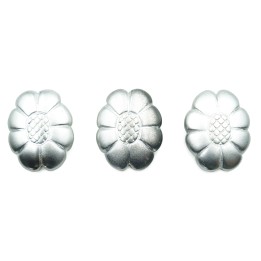 Flor 19x24mm de plastico para collar pulsera y aretes