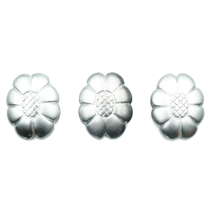Flor 19x24mm de plastico para collar pulsera y aretes