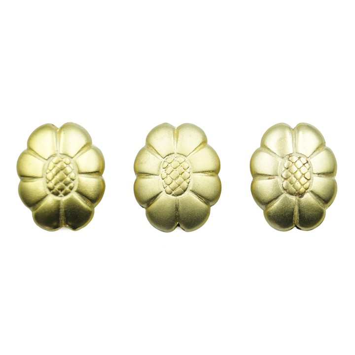 Flor 19x24mm de plastico para collar pulsera y aretes