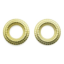 Argolla grabada 24mm de plastico para collar y pulsera