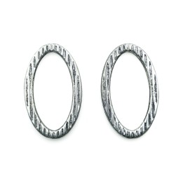 Argolla ovalada 45x27mm de plastico para collar y pulsera