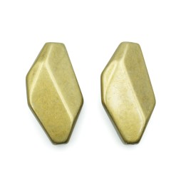 Deforme facetado 40x22mm de plastico para collar pulsera y aretes