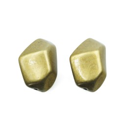 Deforme facetado 27X18mm de plastico para collar pulsera y aretes