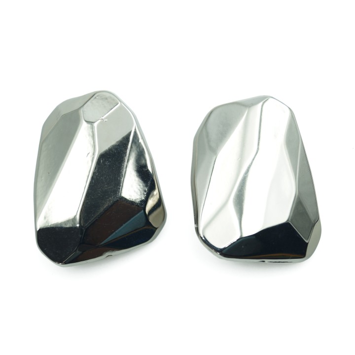 Deforme facetado 43x31mm de plastico para collar pulsera y aretes