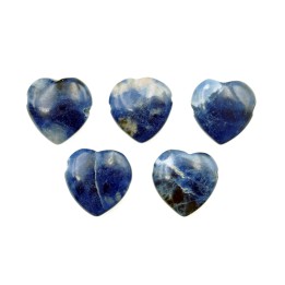 Piedra Natural 10x3mm Corazon Sodalite