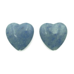 Piedra Natural 20x5mm Corazon Blue Aventurine