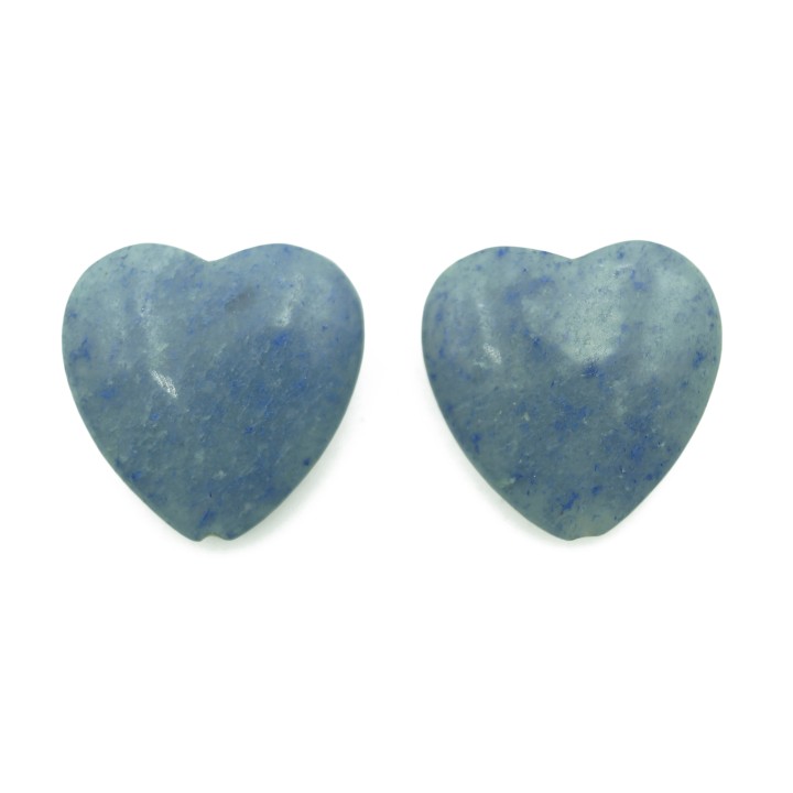 Piedra Natural 20x5mm Corazon Blue Aventurine